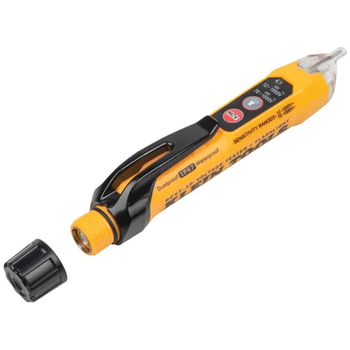 Vista 17 de Klein Tools Probador de voltaje sin contacto RT250KIT y probador de receptáculo GFCI con LCD y linterna, kit de prueba eléctrica de voltaje