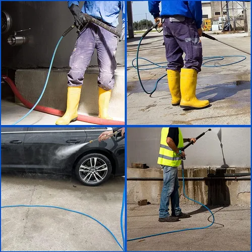 Vista 5 de FIXFANS Manguera de lavado a presión - Kit de pistola de lavado a presión