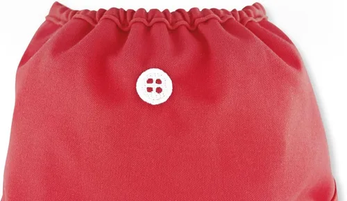 Pañales de tela con botones, tamaño único, talla única Se ajusta a todos, Cereza