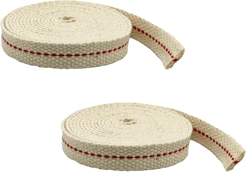 Vista 11 de Light Of Mine, mecha plana 100% de algodón, 33 pies, rollo para lámparas de aceite y linternas que funcionan con aceite de parafina y queroseno