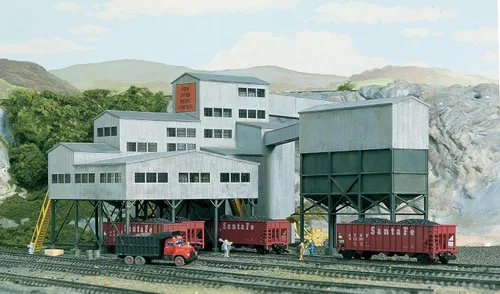 Walthers Cornerstone N Escala Modelo Nuevo Río Mining Kit, 7-1/2 x 5-3/8 x 5-5/8", (933-3221)