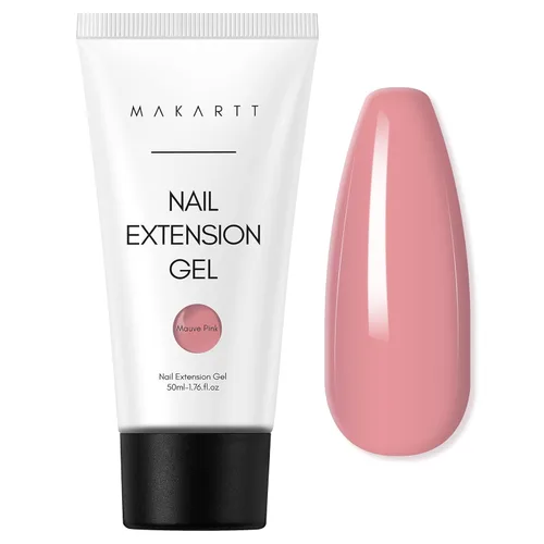 Vista 17 de Makartt Gel de uñas de poligel 50ml, gel constructor para uñas sin hema, rosa y marrón, fortalecedor multifuncional para extensión de uñas, gel duro