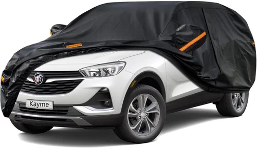 Vista 60 de Kayme Funda de auto de 7 capas para SUV, ajuste personalizado para Hyundai Santa Fe (2006-2025), impermeable, para todo tipo de clima