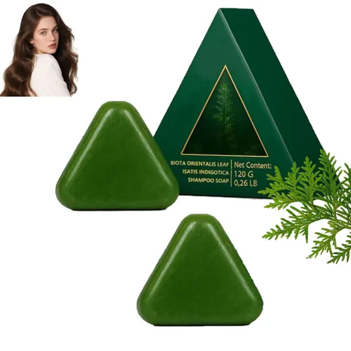 Vista 8 de Nature Triangle - Barra de champú, champú sólido natural a base de plantas, limpieza suave y cuidado nutritivo, apto para viajes para todo