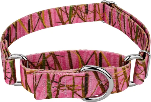 Vista 19 de Country Brook Petz - Collar de perro Martingala de camuflaje azul con diseño de camuflaje y diseños resistentes (1/2 pulgada, 2XS)