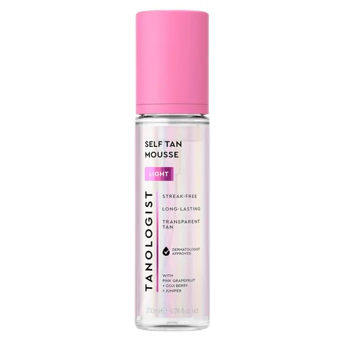 Vista 10 de Tanologist Mousse autobronceador oscuro, mousse autobronceador transparente, sin rayas, brillo natural, sin olor a bronceado falso ni tono naranja