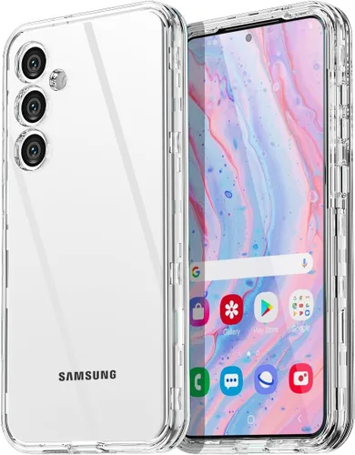 Vista 10 de AICase para Samsung Galaxy S24 Ultra (6.8 pulgadas) con protector de pantalla de vidrio, resistente protección contra caídas de cuerpo completo