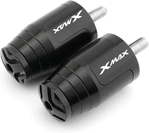 Motorcycle 1 Pair Motorcycle Handle Grips Ends Plug for Yamaha Xmax 125 250 300 400 CNC Handlebar Hand Grip Cover Xmax125 Xmax250 7/8“ 22MM Handle