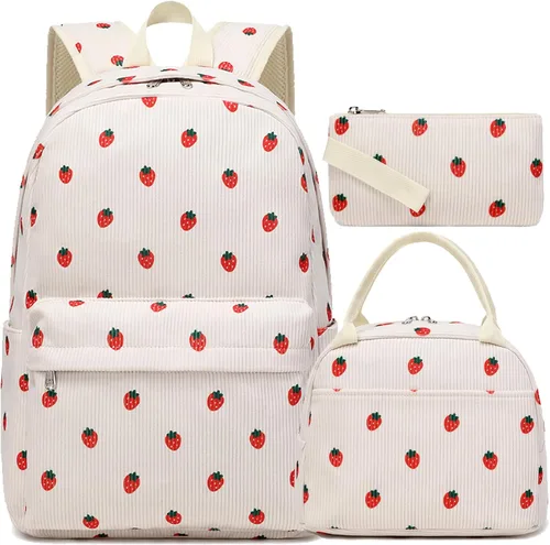 Vista 14 de Jumpopack Mochila escolar para niñas con lonchera - Bolsa de libros para niños y niñas adolescentes
