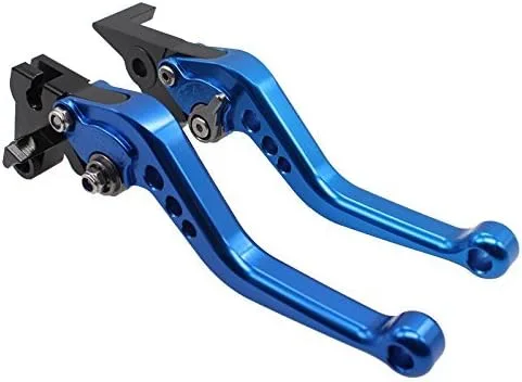 Vista 10 de Palancas Fxcnc de freno y embrague para carreras, Palanca negra con ajuste negro.