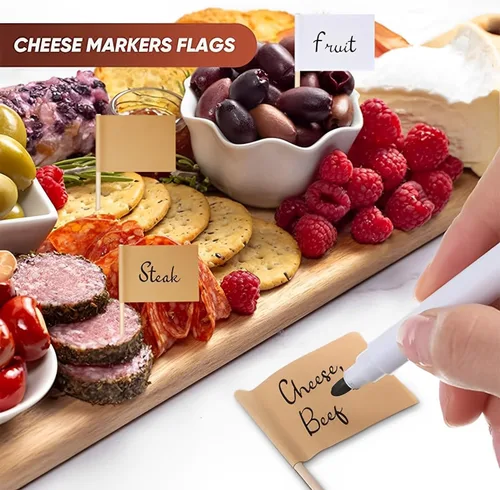Vista 5 de Juego de cuchillos de queso con mango de madera, mini cuchillo de acero inoxidable para embutidos y queso, perfecto para cortar queso y cortador