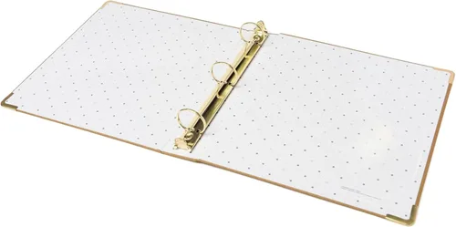 Vista 7 de russell+hazel Medallion Bookcloth Signature - Carpeta de 3 anillas, 10.75 x 12 pulgadas (31386)