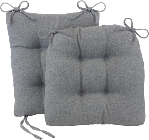 Klear Vu Rumba - Juego de cojines para sillas mecedoras para exteriores para muebles de patio y jardín, tela tejida repelente al agua de alta