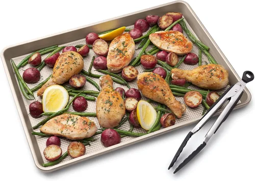 Vista 8 de OXO – Pinzas con buen mango con extremo de silicona, Negro