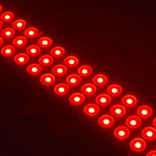 Vista 8 de 200 piezas DC12V Blanco 6500K Módulo de 3 LED de inyección 1.32W Luz trasera decorativa impermeable para cartel con letras, publicidad, carteles