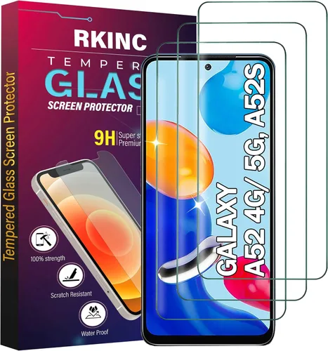Vista 9 de RKINC Protector de pantalla [paquete de 3] para Samsung Galaxy A13 4G/5G, protector de pantalla de vidrio templado de privacidad, antiespía