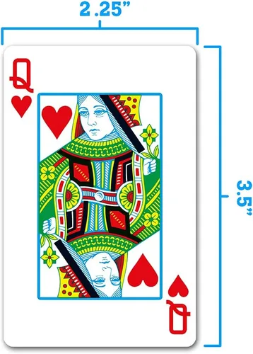 Vista 7 de Copag 2022 WSOP World Series of Poker - Juego de cartas 100% de plástico, tamaño de puente, índice regular rojoazul