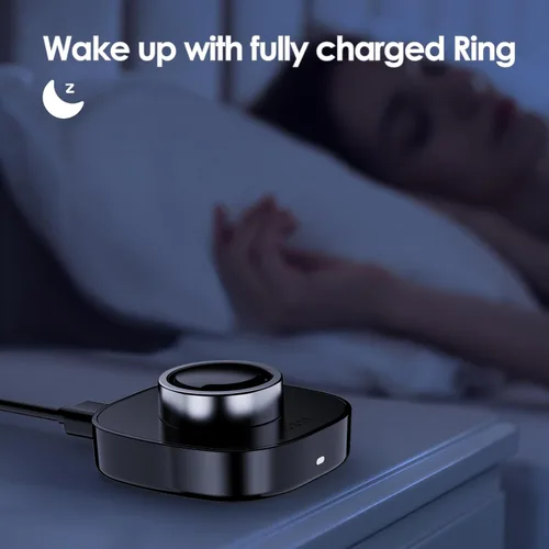 Vista 6 de Compatible con el cargador Oura Ring Gen3 - Tamaño 6 - Base de carga rápida con cable USB-C para Smart Ring (6)