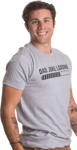 Vista 4 de Camisetas de chistes para papá Divertidas camisetas de humor para hombre y mujer, Tee - Grey