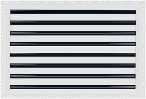 Vista 21 de BUILDMART - Cubierta de ventilación de CA moderna de 16 x 16 - Ventilación de aire blanca decorativa - Difusor de ranura lineal estándar - Rejilla