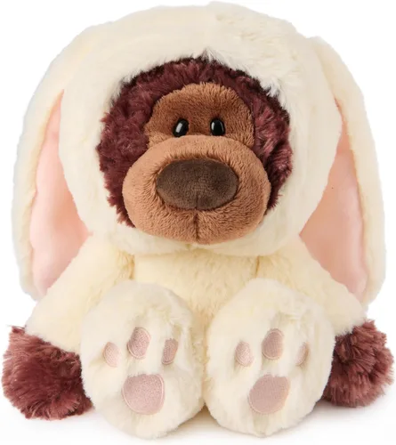 GUND Philbin Bunny - Oso de peluche prémium con disfraz de conejo de Pascua, animal de peluche para edades de 0 años en adelante, 10 pulgadas