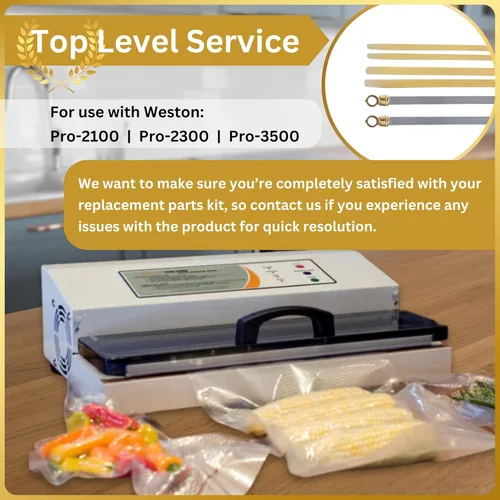 Vista 7 de 2 kits de reparación para Weston PRO-2300/2100 y Pro-2200-4 Teflon 2 Element