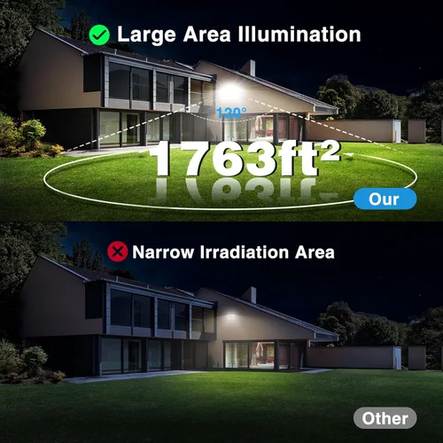 Vista 3 de Olafus Paquete de 2 luces LED de 90 W para exteriores, 9000 lm superbrillantes, luces de trabajo LED enchufables, 6500 K IP66 impermeable