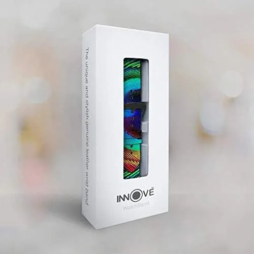 Vista 5 de CA0059 Peacock Leather & Silicone Smart Watch Band Strap for Samsung Galaxy Watch Watch3, Gear S3 Models Gear S3 Frontier Gear S3 Classic Size (22mm)