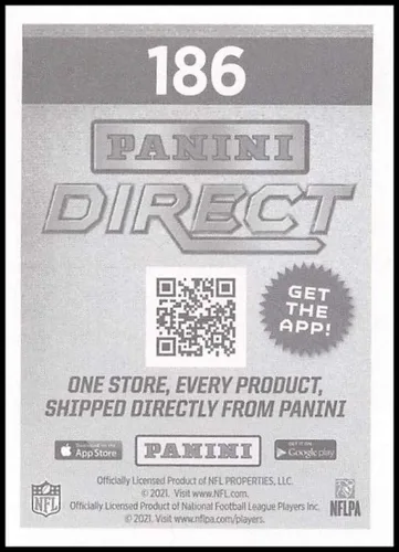 Vista 2 de 2021 Panini Stickers #186 Jonathan Taylor FOIL Indianapolis Colts NFL Football Mini Sticker Trading Card