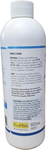 Vista 2 de SCOE 10X Eliminador de olores Concentrado - Hace 1 galón - Eliminador de olores de orina de mascotas