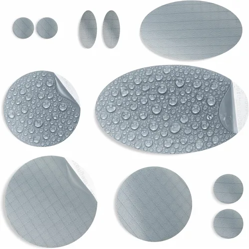 Vista 23 de aZengear Parches de reparación para chaquetas, tienda de campaña, puntera de zapatos, colchón de aire, inflables, equipo de PVC, impermeable
