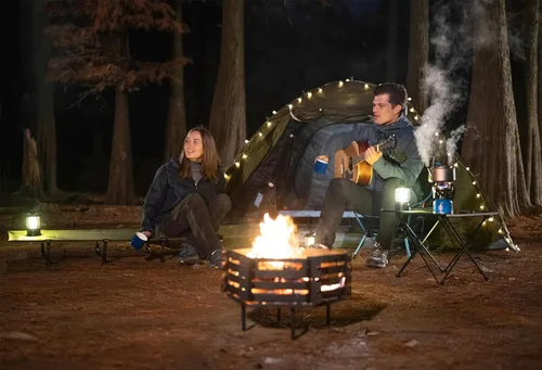 Vista 7 de MARCHWAY - Cama de campamento ultraligera plegable, portátil y compacta para viajes al aire libre, base de campamento, senderismo, montañismo, Verde