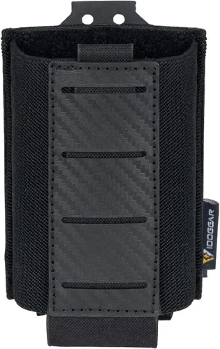 Vista 9 de IDOGEAR - Estuche táctico triple para Mag 5.56MM Molle, estuche para revistas de rifle con placa PP con patrón de fibra de carbono
