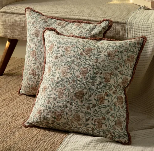 Vista 28 de Juego de 2 fundas de almohada decorativas (marrón ladrillo, 18 x 18 pulgadas (paquete de 2))