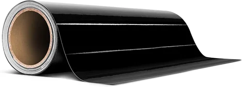 Vista 6 de VViViD Rollo de cinta de vinilo adhesivo de liberación de aire negro brillante (6 pulgadas x 20 pies)