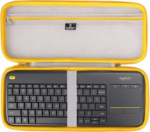 Vista 8 de Tourmate Funda rígida de almacenamiento para Logitech K400 Plus/MX - Funda de viaje para Logitech POP Keys Touch TV/Keychron K1 teclado (solo caja)
