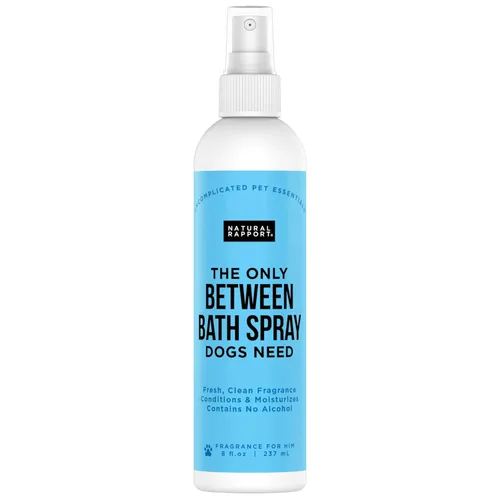 Natural Rapport Spray desodorante para perros, el único aerosol de baño que los perros necesitan, el spray natural de colonia para gatos y perros