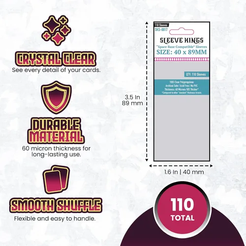 Vista 23 de Mangas cuadradas medianas (2.559 x 2.559 in) paquete de 110, 60 micras