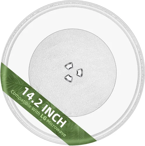 Vista 10 de Flat Bottom 9.6" Microwave Turntable Plate for LG Microwave Compatible with Part # 3390W1A035A 9 5/8 inch LG Microwave Glass Plate