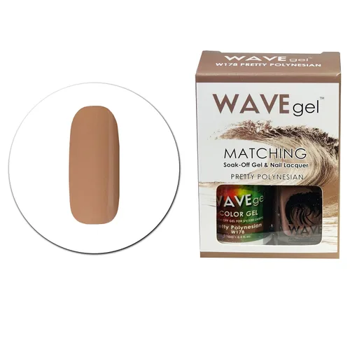 Vista 92 de WAVEGEL Soak-0ff - Juego de esmalte de uñas y gel a juego - Falu Coffee - W161-161 I 0.5 onzas