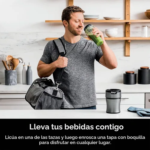 Vista 5 de Ninja BN300C, Mezclador personal Nutri-con tecnología de trituración