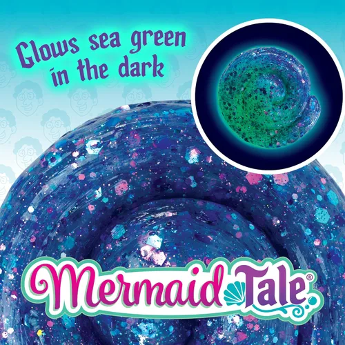 Vista 2 de Crazy Aaron's Thinking Putty® - Cuento de Sirena - Masa sensorial que cambia de color para niños y adultos en una lata de 4" - Diversión creativa e
