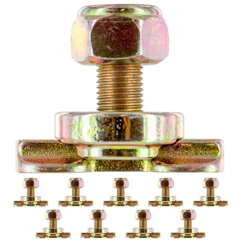 Vista 11 de US Cargo Control L Track - Tornillo roscado de doble perno de montaje (paquete de 4) 5,500 libras de resistencia a la rotura, uso con rieles de riel