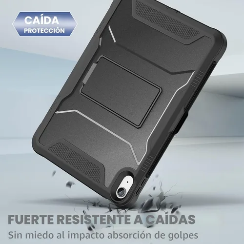 Vista 6 de Funda Soke para iPad (A16) de 11ª generación de 11 pulgadas 2025, iPad de 10ª generación de 10.9 pulgadas 2022, con protector de pantalla Azul
