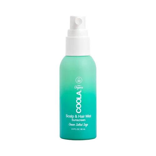 COOLA Organic Scalp Spray & Hair Sunscreen Mist with SPF 30, Dermatologist Tested Hair Care for Daily Protection, Vegan and Gluten Free, Ocean