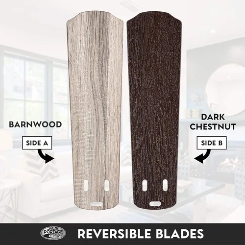 Vista 5 de Portage Bay 51442 Miller Park Ventilador de techo, 44, bronce