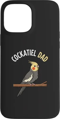 Vista 24 de Bird: Cockatiel Dad, Proud Parrot Parent Vibe Case for iPhone 16