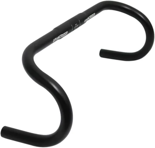 UPANBIKE Barra de descenso de bicicleta de carretera de engranajes fijos Aleación de aluminio doblada manillar 1.000 in 1.252 in