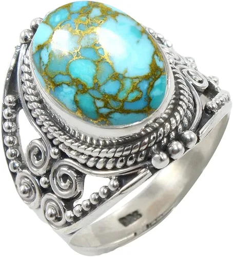 Vista 19 de Anillo de Plata Esterlina 925 para Mujeres con Piedra Preciosa Natural, Anillo de Compromiso de Plata Esterlina, Piedra Natal de Junio con Engaste