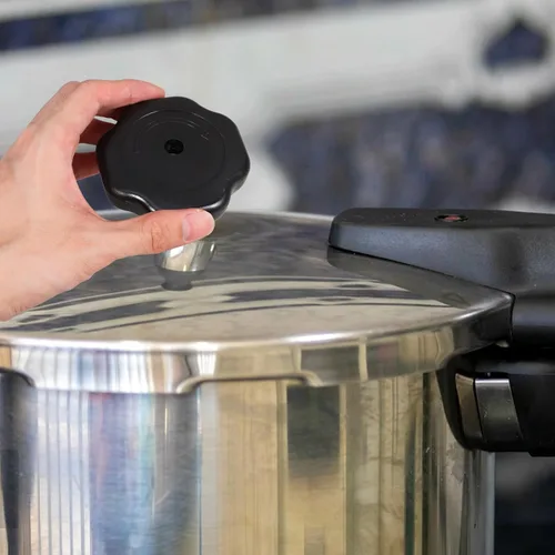 Vista 7 de Angoily Perillas de repuesto para estufa, tapa de olla universal, 2 piezas, perilla de olla a presión, interruptor giratorio negro para rotar a